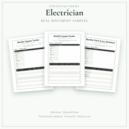 Financial Forms Bundle — Standard — Sample document pages