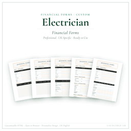 Financial Forms Bundle — Custom — Product card