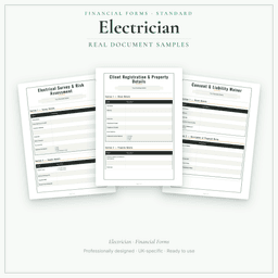 Financial Forms Bundle — Standard — Sample document pages