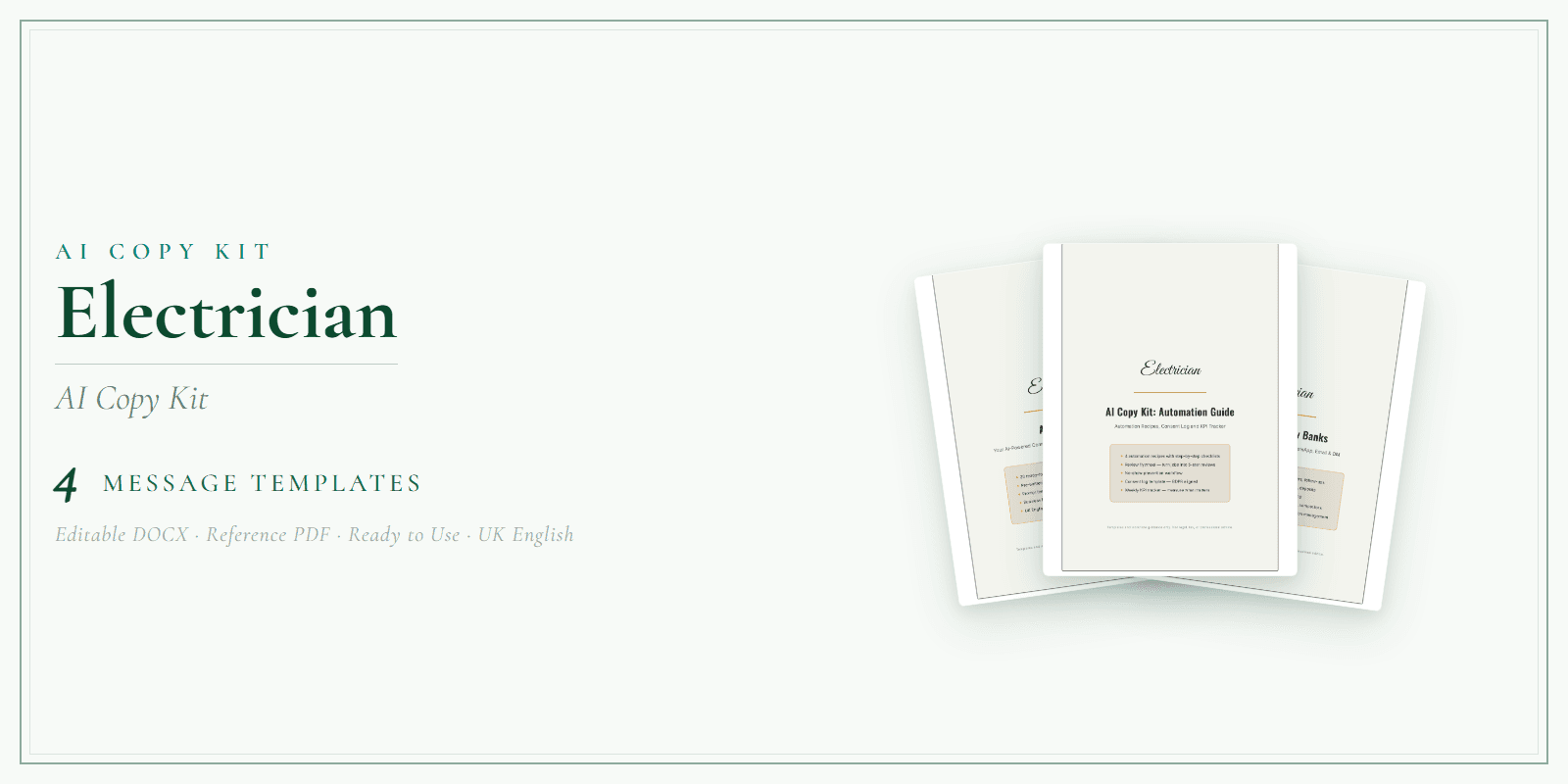 AI Copy Kit — Product overview