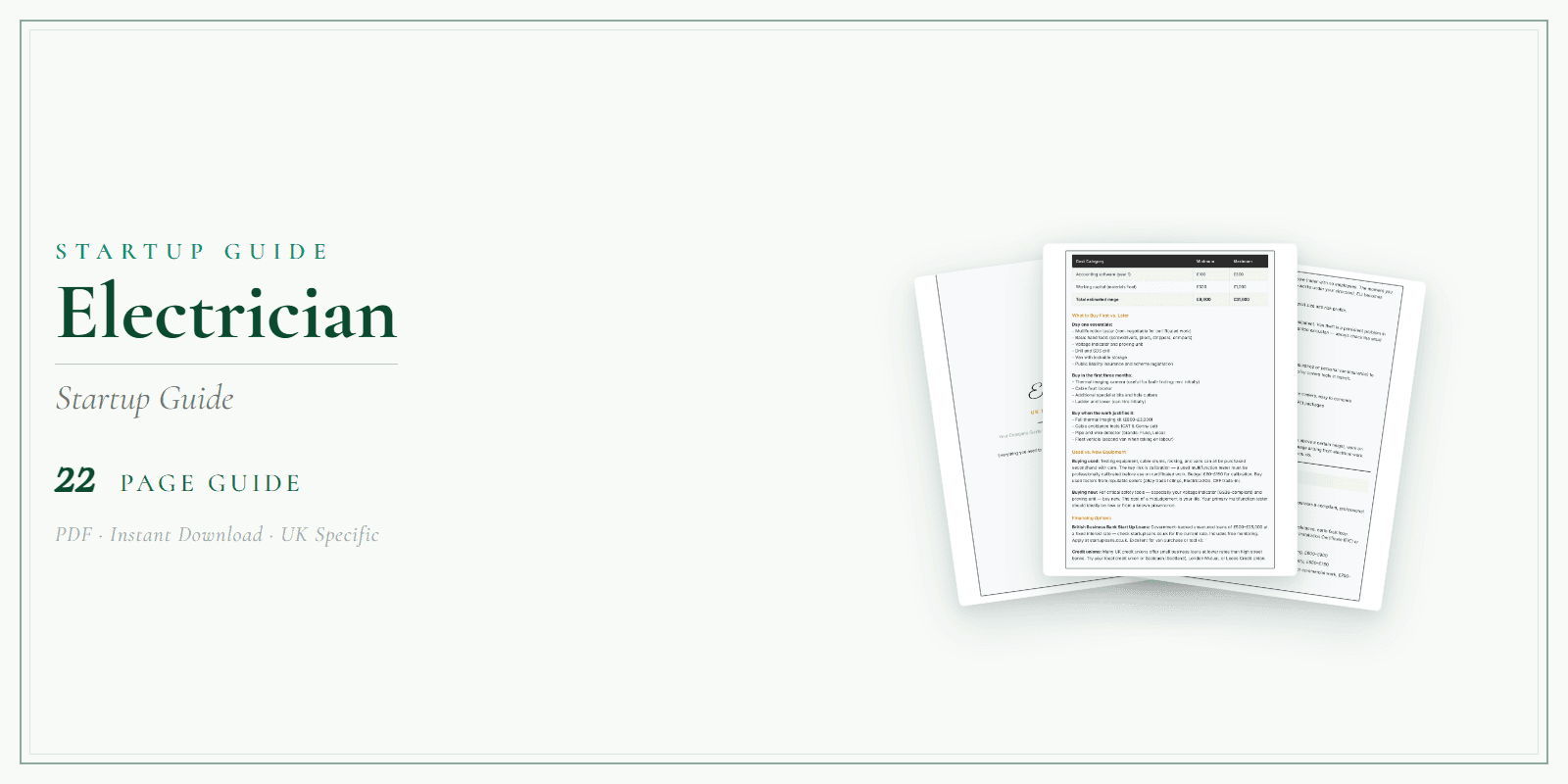 Startup Guide — Product overview