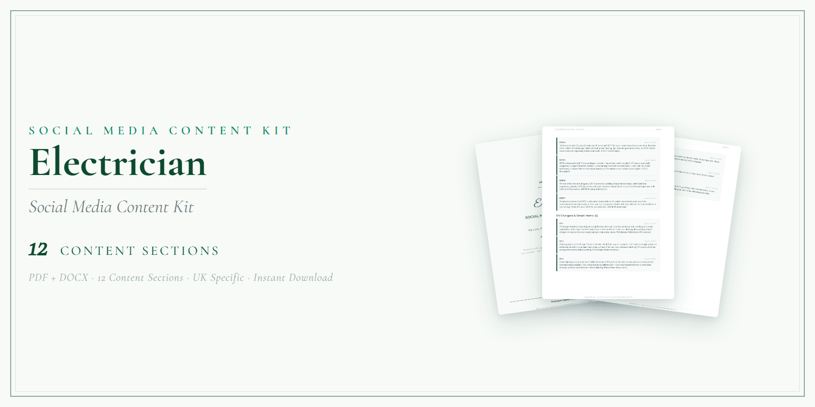 Social Media Content Kit — Product overview