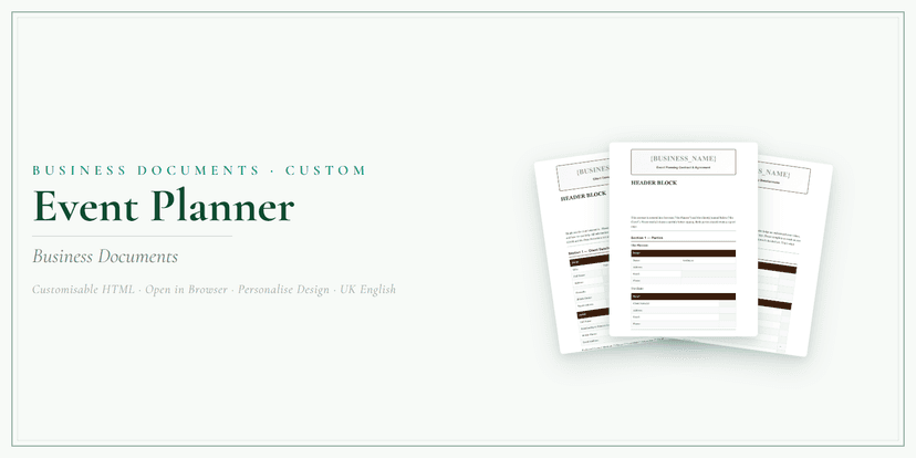Business Documents — Custom