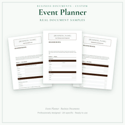 Business Documents — Custom — Sample document pages