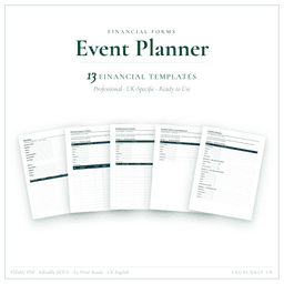 Financial Forms Bundle — Premium — Product card