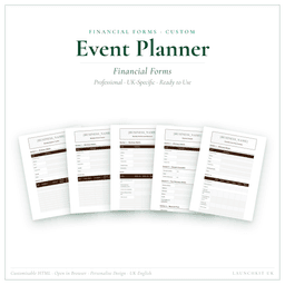 Financial Forms Bundle — Custom — Product card