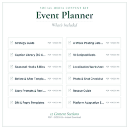 Social Media Content Kit — What's included