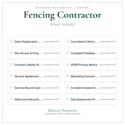 Business Documents — Custom — What's included