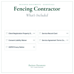 Business Documents — Essential — What's included