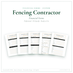 Financial Forms Bundle — Custom — Product card