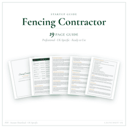 Fencing Contractor — Startup Guide, PDF guide product preview
