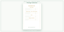 Fencing Contractor — Price List & Service Menu, PDF product overview
