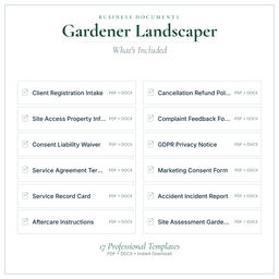 Business Documents — Standard — What's included