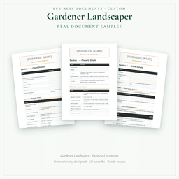 Business Documents — Custom — Sample document pages