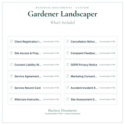 Business Documents — Custom — What's included