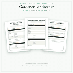 Business Documents — Essential — Sample document pages