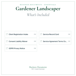 Business Documents — Essential — What's included