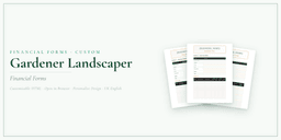 Financial Forms Bundle — Custom — Product overview