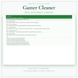 Pricing Calculator — Premium — Sample document pages