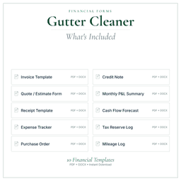 Financial Forms Bundle — Premium — What's included