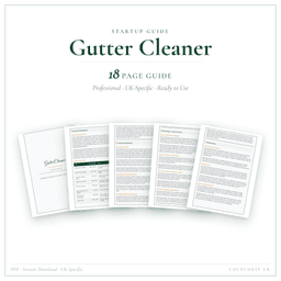 Gutter Cleaner — Startup Guide, PDF guide product preview