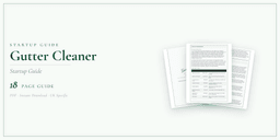 Gutter Cleaner — Startup Guide, PDF guide product overview