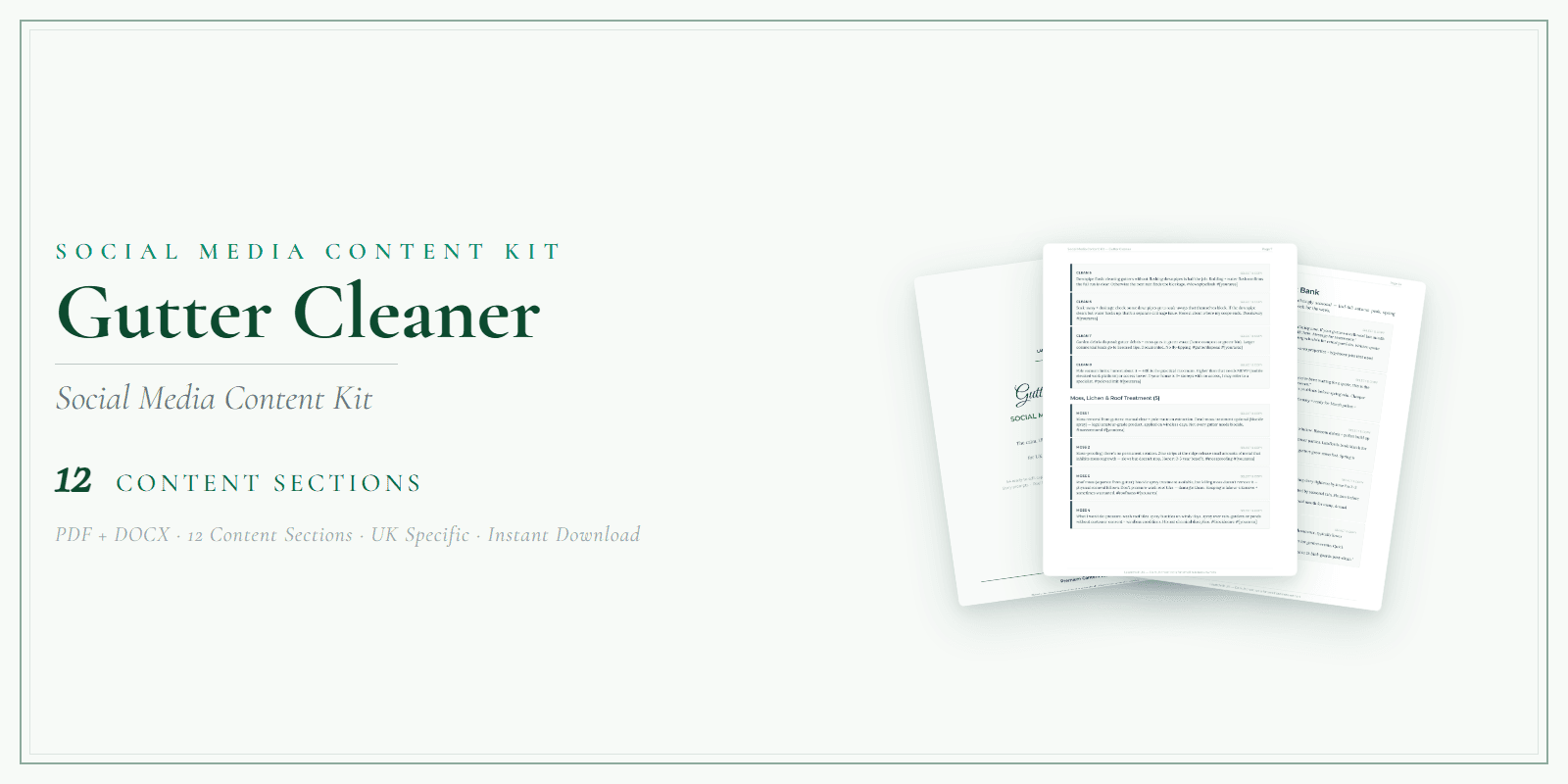 Social Media Content Kit — Product overview