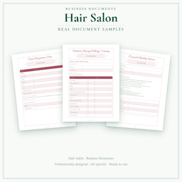 Business Documents — Standard — Sample document pages