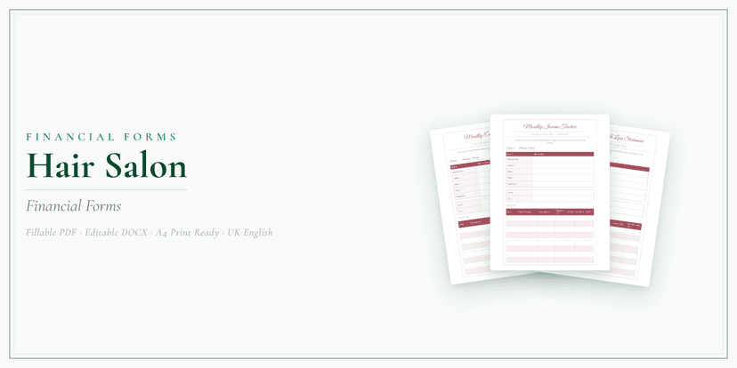 Financial Forms Bundle — Standard