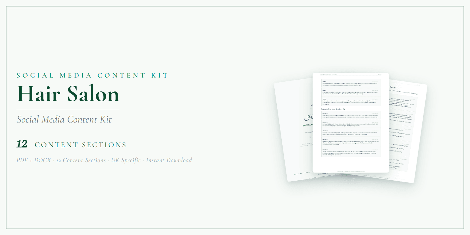 Social Media Content Kit — Product overview
