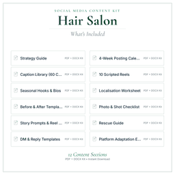 Social Media Content Kit — What's included