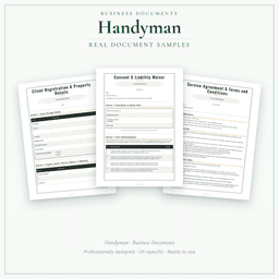 Business Documents — Premium — Sample document pages