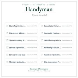 Business Documents — Custom — What's included