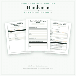 Business Documents — Essential — Sample document pages