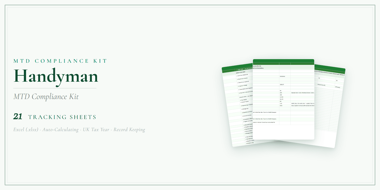 MTD Compliance Kit — Premium — Product overview