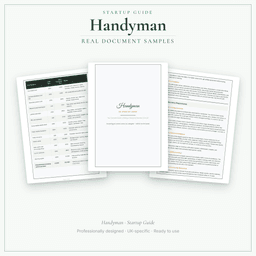 Handyman — Startup Guide, PDF guide sample pages