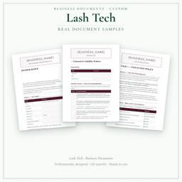 Business Documents — Custom — Sample document pages