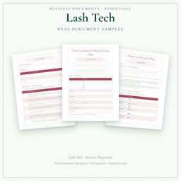 Business Documents — Essential — Sample document pages