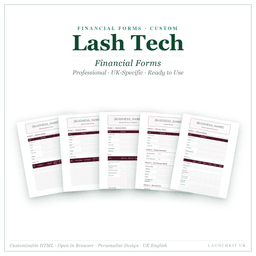 Financial Forms Bundle — Custom — Product card