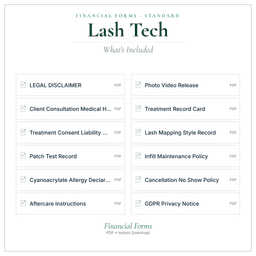 Financial Forms Bundle — Standard — What's included