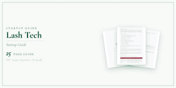 Lash Tech — Startup Guide, PDF guide product overview