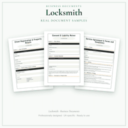 Business Documents — Premium — Sample document pages