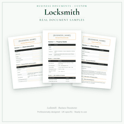 Business Documents — Custom — Sample document pages