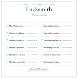 Business Documents — Custom — What's included