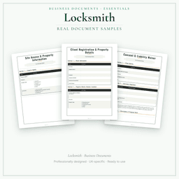 Business Documents — Essential — Sample document pages