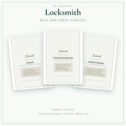 AI Copy Kit — Sample document pages