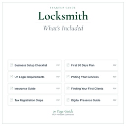 Locksmith — Startup Guide, PDF guide what's included preview