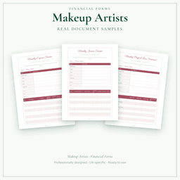 Financial Forms Bundle — Premium — Sample document pages