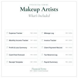 Financial Forms Bundle — Premium — What's included