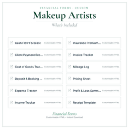 Financial Forms Bundle — Custom — What's included